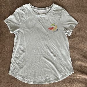 Light Blue Graphic Tee